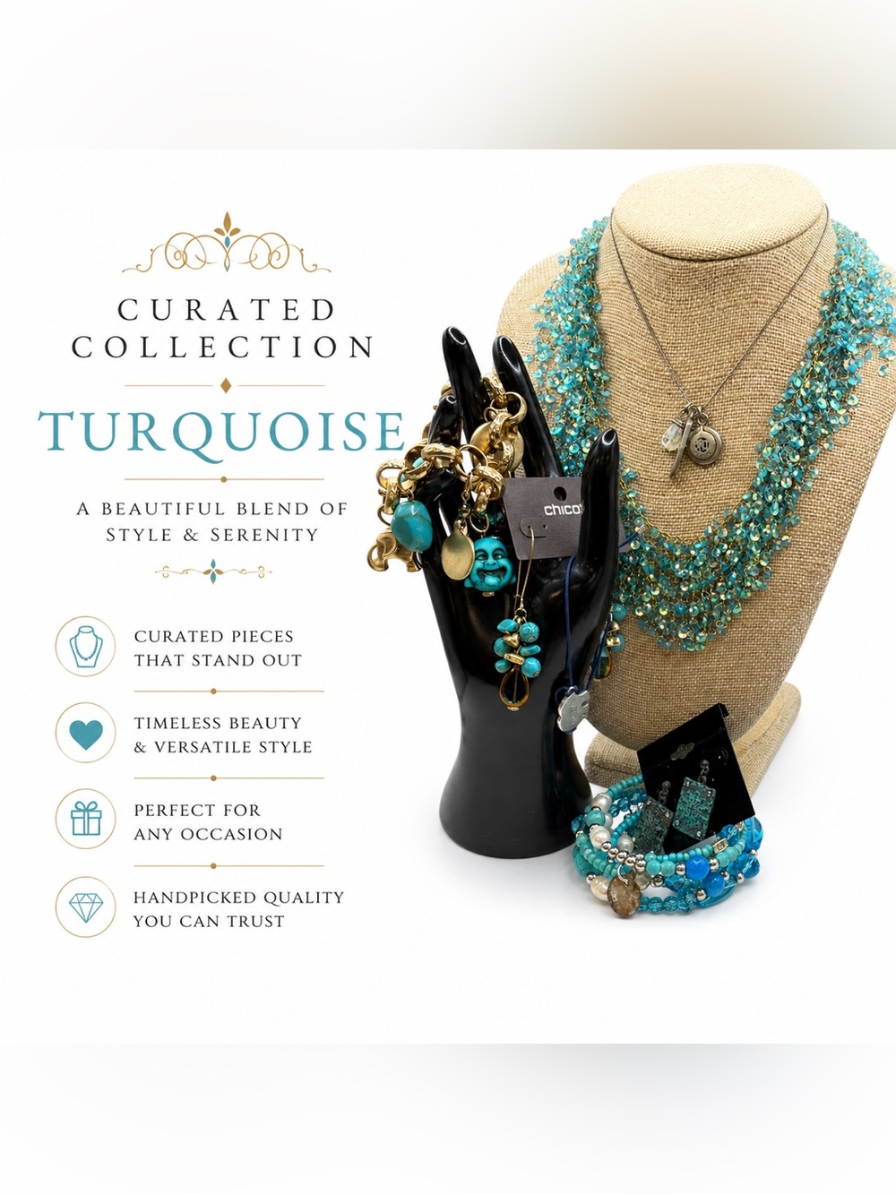 Curated Turquoise Collection | Peace • Balance • Positive Energy